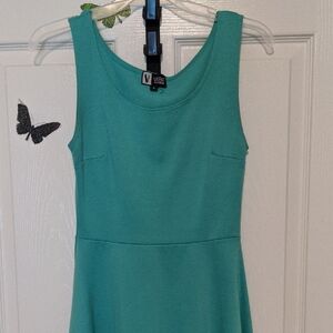 Vibe Women's Aqua Mini Dress, Size Small